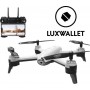 LUXWALLET SG-ProX - 10 Km/h - 1080P Camera Drone - App Control - Volg Functie - Geen vliegbewijs nodig - 2x Accu - Zwart