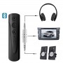 DrPhone BOV1 – Bluetooth3.0 Audio Ontvanger – Handsfree – Brede Compatibiliteit – Eenvoudig Te Bedienen - Zwart