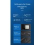 DrPhone UNL4 USB-C naar Lightning 9V/3A Snelle Oplaadkabel – PD 20W – Nylon gevlochten – 90 Graden - Data Sync - 1M – Wit