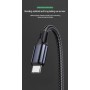 DrPhone UNL4 USB-C naar Lightning 9V/3A Snelle Oplaadkabel – PD 20W – Nylon gevlochten – 90 Graden - Data Sync - 1M – Wit