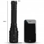 DrPhone ICEFIRE V2 - XHP 70.2 - Krachtige LED Zaklamp - Inzoomen - 6 uur Oplaadbaar - IPX6 Waterdicht - Hittebestendig – Zwart