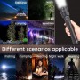 DrPhone LED Pro 02 – Sterke LED Zaklamp – Flashlight - Zoom In/ Out - Batterijbesparend – Waterdicht / Waterproof