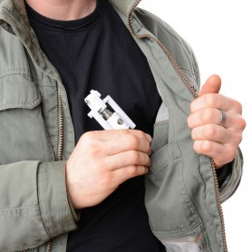 Pocket Selfie Stick Universeel Met Kabel Afstandsbediening Zwart