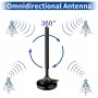 DrPhone HHM1 – Magnetische Helium Hotspot Miner Antenne - Geschikt voor Bobcat / Sensecap / Panther-X Zwart