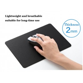DrPhone CMT X1 – Antislip Muismat – Flexibel – 2MM – Krasbestendig – Computer Muismat – Zwart