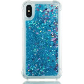 DrPhone SGC 3 – Siliconen Glitter Case - Siliconen Bumper Case – Schokbestendig – Geschikt voor iOS Smartphone XS Max