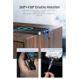 DrPhone iONIC- 540º Roterende Magnetische Kabel - 3A - Voor Lightning - 480Mbp/s Data Transmissie - Krachtige Magneet - Zwart