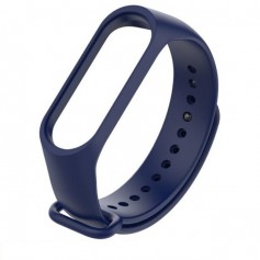 DrPhone XB1 - Mi band - Horlogeband - Armband Geschikt voor smartwatches/Mi band 3/4/5 - Donker Blauw