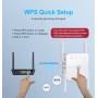 DrPhone W02 - 5Ghz Draadloos – Wifi 1200Mbps Router -2.4G - Lange Range Extender - 5G Wifi Signaal versterker – Zwart - EU plug