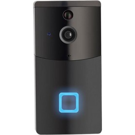 DrPhone SMARTCAM5 - Video Deurbel 1080P Draadloze TUYA / SmartLife - Camera - Smart Home Google Hub / Amazon Echo Show - Zwart