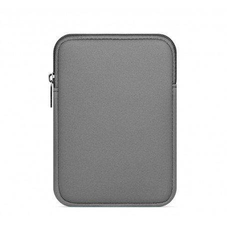 DrPhone SSB1 E-Reader Soft Sleeve Beschermhoes – 6 inch- Draagtas hoes - Pouchbag - Geschikt voor o.a Kindle/Kobo etc- Grijs