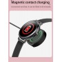 DrPhone NY1 - 2.5 Curve Smartwatch voor Vrouwen - Dunne Metalen Kast - Hartslagmeter - Sportfunctie - Nederlandstalig - Goud