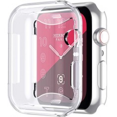 DrPhone Apple Watch Series SE / 4 / 5 / 6 (40MM) TPU 360 Graden Case Cover - Transparant