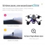 LUXWALLET LRSC Mini Drone - 20Km/h - 720P Camera - Zwaartekracht Besturing - 360° Trucje - IOS / Android - Zwart