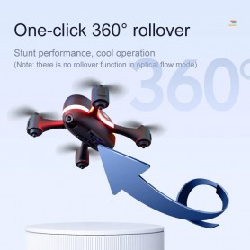 LUXWALLET LRSC Mini Drone - 20Km/h - 720P Camera - Zwaartekracht Besturing - 360° Trucje - IOS / Android - Zwart