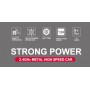 DrPhone RCZ2 - High Speed Drift RC Raceauto - 15 KM/PH - 3.7 V - Batterij - 2,4 GHz mAh - Wit