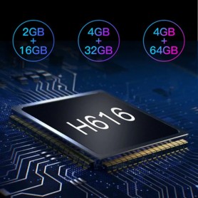DrPhone GPU7 – Android 10.0 Mediaspeler - 4GB RAM 32GB Opslag – 4K/6K 4096 X 2160 4K @ 60HZ – 2.4 / 5.0G WIFI – 2X USB 2.0