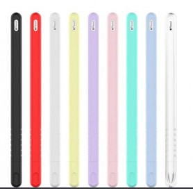 DrPhone P2 - Stylus Pencil Siliconen Case – Beschermhoes – Geschikt Voor iPad Pro 12.9 2018 & iPad Pro 11 2018 –Wit