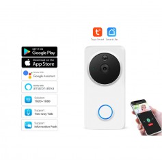 DrPhone LM3-A - Batterijen + Batterijlader Nachtzicht - Smart Life - Google home -Wit