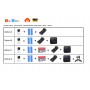 DrPhone LM3-D - Binnenbel + Batterijen + Batterijlader + 64GB SD Kaart + 3M Micro USB Kabel-Nachtzicht -Google home-Wit
