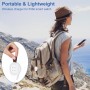 DrPhone D4 Draadloze USB Oplader – Geschikt voor Fitbit Versa 3 / Fitbit Sense - Magnetisch met lanyard koord- Zwart