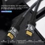 DrPhone HNH1 HDMI 2.1 Kabel 8K/60Hz 4K/120Hz - 48Gbps - Dts:X- HDCP 2.2 & 2.3 / eARC / VRR / Dynamische -HDR - 3M- Zwart