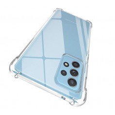 DrPhone SC6 TPU Hoesje - Siliconen Bumper Case met Verstevigde randen – Geschikt voor Galaxy S22 Ultra - Vier Hoeken