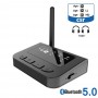 DrPhone 3 in 1 Bluetooth 5.0 Audio Adapter - AptX - Zender / Ontvanger / - RX/TX/Bypass /SPDIF/RCA/Aux 3.5mm - Zwart