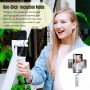 DrPhone HH-ISX Smartphone 3-Axis Gimbal Handheld Stabilizer - Met Opvouwbare Gimbal & Mini Statief - Zwart