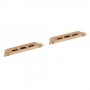 Apple Watch Adapter 42mm Stalen Band Connector (Set van 2) Goud + Schroevendraaier