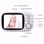 DrPhone B3 – Babyfoon Met Camera – Infrarood – HD-Scherm – VOX-Modus – 2 Weg Audio – Wit
