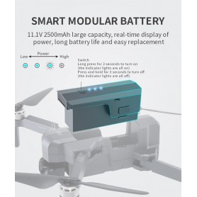 LUXWALLET Drone Batterij – Batterij Geschikt Voor LUXWALLET Skyline 4K Drone