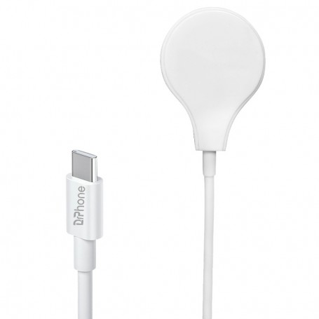 DrPhone N6 Safe - Magnetische Laadkabel Geschikt voor IOS Watch 7 - Oplader – USB-C Kabel Adapter 38 / 40 / 41 / 42 / 44 / 45mm