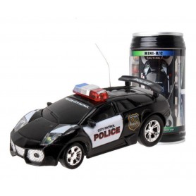 DrPhone TinyCars - Sport R/C Racer Radio Besturing - 20 KM/H - RC Micro Racing Bestuurbare Auto - Black Police