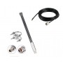 DrPhone HHM2 – 5dBi Glasvezel Helium Hotspot Miner Antenne- 3 Meter KMR200-kabel – Outdoor - Zilver