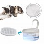 DrPhone AluPet2 - 2.4L Electrische Dispenser - Huisdieren - Water - Drinkfontein - Fontein Voor Kat / Hond Met 1 Koolstof Filter