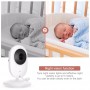 DrPhone B4 – Babyfoon 4.3 inch LCD - 640x480 – IR Nachtzicht Baby Monitor - Luchttemperatuurmeter- 2 Weg Audio & VOX modus– Wit
