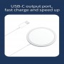 MAG10 - Fast Wireless Charger - Oplader - Geschikt voor Magsafe 15W - Geschikt voor iOS iPhone 12/13 /Pro/ Pro Max - Mintgroen