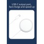 DrPhone MAG10 - Fast Wireless Charger - Oplader - Geschikt voor Magsafe 15W - Geschikt voor iOS 12/13 /Pro/ Pro Max - Grijs
