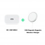 DrPhone MAG10 - Fast Wireless Charger - Oplader - Geschikt voor Magsafe 15W - Geschikt voor iOS 12/13 /Pro/ Pro Max - Grijs