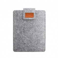 DrPhone S03 Soft Sleeve Beschermhoes – Draagtas hoes – Tablet hoes – Pouchbag - Geschikt Voor Tablet 11.6 Inch - Zilver