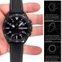 DrPhone BR1 Metalen RVS Bezel Ring – Randbeschermer - Geschikt voor Samsung Galaxy Watch 3 41 mm - Anti-kras - Zwart