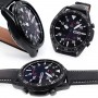 DrPhone BR1 Metalen RVS Bezel Ring – Randbeschermer - Geschikt voor Samsung Galaxy Watch 3 41 mm - Anti-kras - Zwart