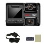 DrPhone RangeT1 Dashcam – Full HD 1080P – WiFI + Dubbele Sony IMX323 Lens - Nachtzicht - Loop Opneemfunctie - Zwart