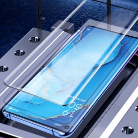 DrPhone FCG - 9H Glazen screenprotector - 3D - Volledige Dekking - Glas Scherm Beschermer - Geschikt voor de Galaxy S21Plus