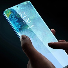 DrPhone FCG - 9H Glazen screenprotector - 3D - Volledige Dekking - Glas Scherm Beschermer - Geschikt voor de Galaxy S21Plus