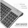 ElementKey V12 Draadloze Toetsenbord + Muis Set – 1600DPI - Compact - 2.4G – Ultradun – Ergonomisch – Multimediasneltoetsen