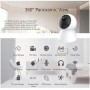 DrPhone C11 - Draadloze IP Camera – 1080P - Wifi 2.4Ghz- Detectie - Infrarood - Home Security – Bewaking – Micro SD ingang- Wit