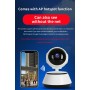 DrPhone C7 - Draadloze IP Camera – 720P - Nachtzicht - Wifi - Detectie - Infrarood - Home Security – Bewaking – Micro SD ingang