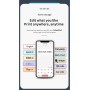 DrPhone PIX20 - Draagbare Label Maker Machine Mini Pocket Thermische Label Printer Bluetooth - 1 Print rol - wit